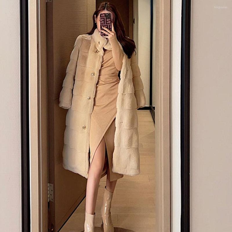 Women' Fur Faux Mink Warm Winter Jackets For Women 2023 Autumn Imitation Coat Fashion Mid-length Thicken Elegant Plush Lady, Creamy-white
Women' Fur Faux Mink Warm Winter Jackets For Women 2023 Autumn Imitation Coat Fashion Mid-length Thicken Elegant Plush Lady, Creamy-white