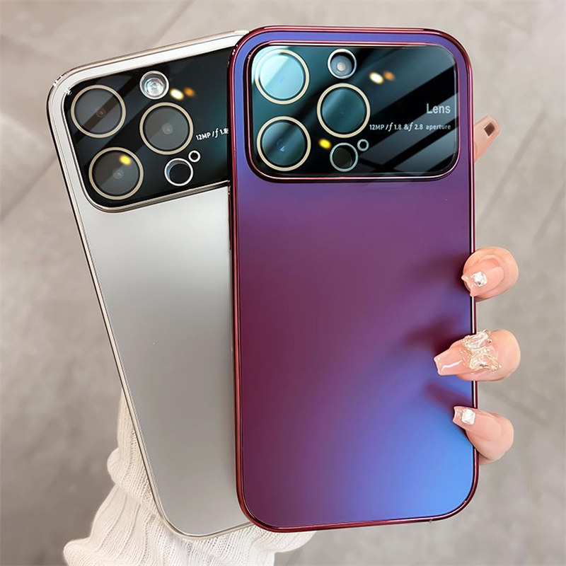 iPhone 14 Pro Max Luxury Case Ultra Slim Matte Shockproof Temper Glass Lens Protect Cover Case for iPhone 13 Pro Max 14 13
iPhone 14 Pro Max Luxury Case Ultra Slim Matte Shockproof Temper Glass Lens Protect Cover Case for iPhone 13 Pro Max 14 13
