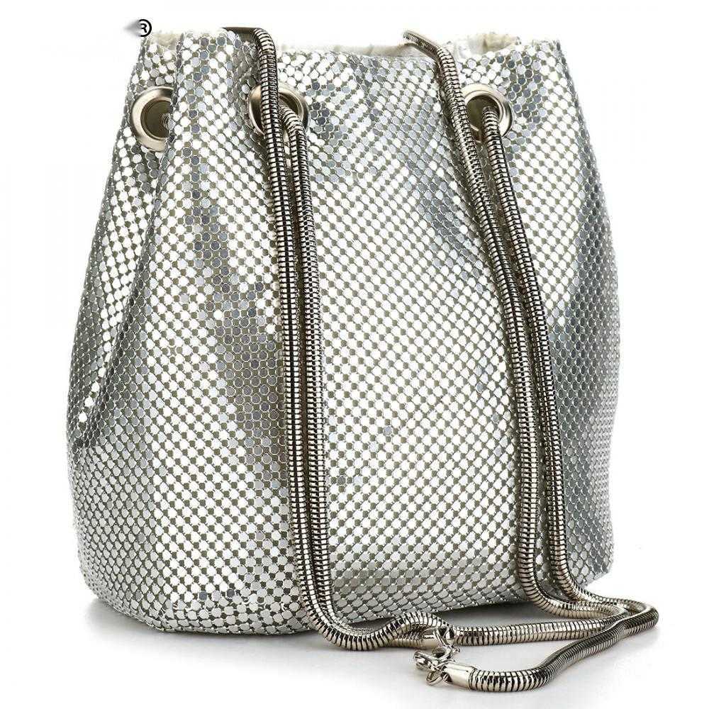 Evening Bags Fashion Party Clutch Bucket for Women 2023 Long Chain Shoulder Bag Sliver Gold Purse and Handbags Female Clutches 230427, Black
Evening Bags Fashion Party Clutch Bucket for Women 2023 Long Chain Shoulder Bag Sliver Gold Purse and Handbags Female Clutches 230427, Black
