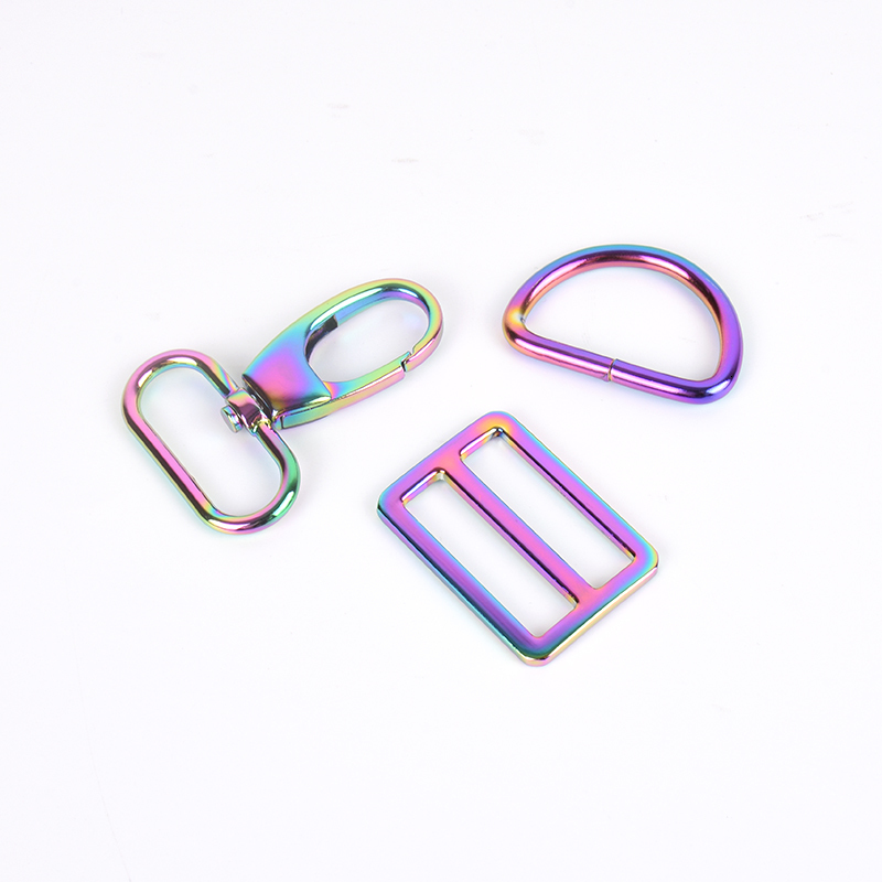 Bag Parts Accessories 1 14inch Metal Snap Hook Slider buckle D Ring Set Handbag Hardware Kit Rainbow Color 230509
Bag Parts Accessories 1 14inch Metal Snap Hook Slider buckle D Ring Set Handbag Hardware Kit Rainbow Color 230509