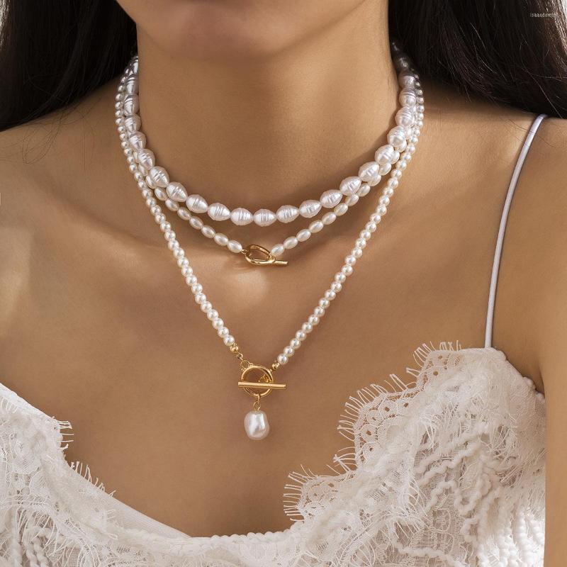 Chains Bohemian Vintage Baroque Pearl Heart OT Buckle Pendant Necklace For Women Wedding Bridal Bead Neck Accessories Jewelry
Chains Bohemian Vintage Baroque Pearl Heart OT Buckle Pendant Necklace For Women Wedding Bridal Bead Neck Accessories Jewelry