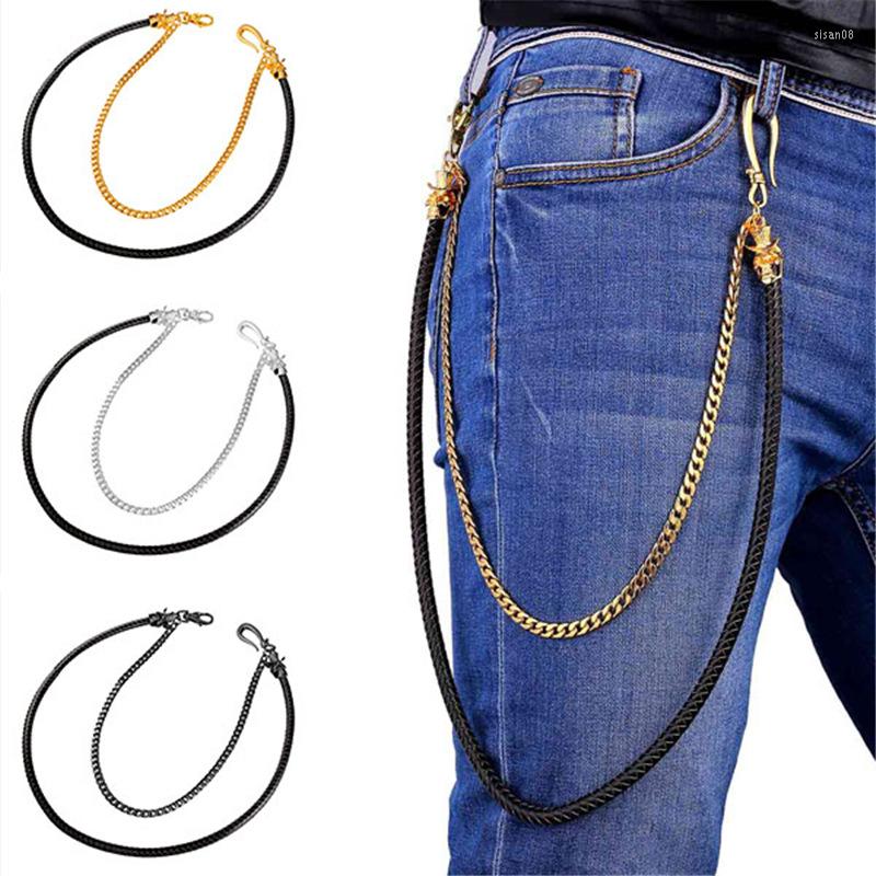 Keychains Collare Hiphop Cowboy Pants Chain Streetwear Trousers Gold/Black Color Leather Jeans Waist Accessories BC103
Keychains Collare Hiphop Cowboy Pants Chain Streetwear Trousers Gold/Black Color Leather Jeans Waist Accessories BC103
