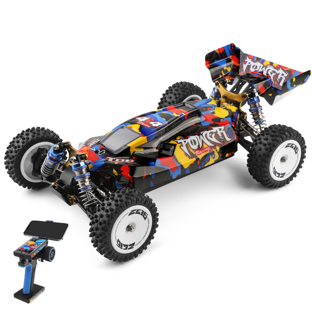 124007 1/12 2.4G 4WD Brushless RC Car 75km/h Off-Road Speed Racing Vehicles Models RTR Toys, Multi
124007 1/12 2.4G 4WD Brushless RC Car 75km/h Off-Road Speed Racing Vehicles Models RTR Toys, Multi