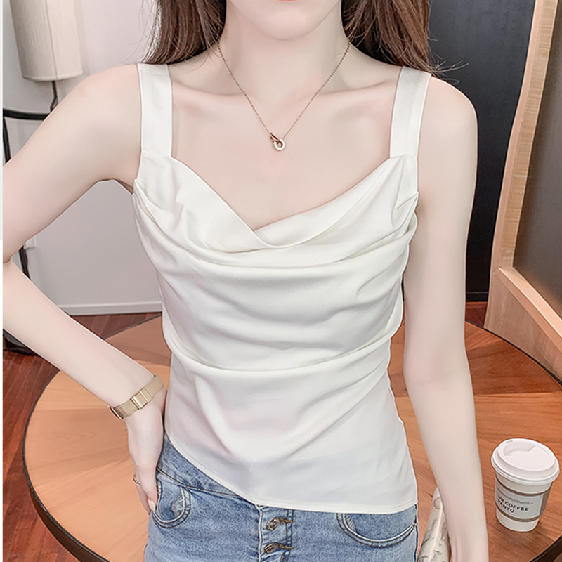 Camisoles Tanks Solid French Tank Tops Women Summer Woman Sleeveles Black Cami Sexy Top Tanks White Irregular Slim Clothes Ladies Femme 230510
Camisoles Tanks Solid French Tank Tops Women Summer Woman Sleeveles Black Cami Sexy Top Tanks White Irregular Slim Clothes Ladies Femme 230510