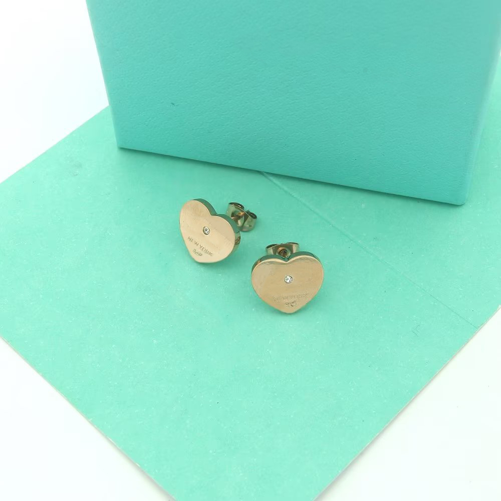 Designer Love Earrings Women's 18K Rose Gold Luxury Branded Earrings Wedding Proposal Gift
Designer Love Earrings Women's 18K Rose Gold Luxury Branded Earrings Wedding Proposal Gift