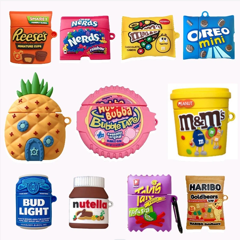Chocolate maltesers party bucket earphone case for AirPods 1 2 charge box silicone shockproof headphone cover for airpods pro
Chocolate maltesers party bucket earphone case for AirPods 1 2 charge box silicone shockproof headphone cover for airpods pro