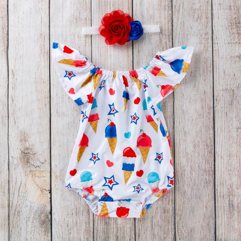 Rompers Infant Boys Girls Independence Day Sleeve Cartoon Prints Romper Bodysuits Born Clothes Headwear Baby Sleeveless Outfit, White
Rompers Infant Boys Girls Independence Day Sleeve Cartoon Prints Romper Bodysuits Born Clothes Headwear Baby Sleeveless Outfit, White