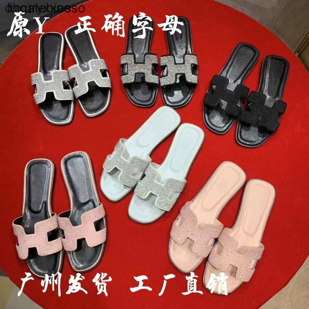 Beach Shoe h Slipper Orans Version Designer Sandals High Women's Outer Leather Large Original Standard Upper Drilloran
Beach Shoe h Slipper Orans Version Designer Sandals High Women's Outer Leather Large Original Standard Upper Drilloran