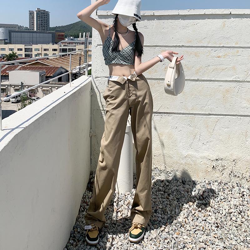Women's Pants Women Harajuku Wide Leg Summer Autumn Dark High Waist Female Sweatpants Soft Long Trousers Pantalones De Mujer, Zq-jc
Women's Pants Women Harajuku Wide Leg Summer Autumn Dark High Waist Female Sweatpants Soft Long Trousers Pantalones De Mujer, Zq-jc