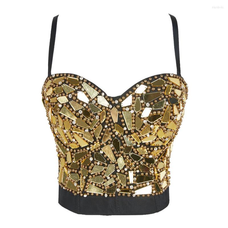 Women' Tanks Atoshare Sexy Gold Corset Glass Mirror Beaded Rhinestone Bustier Push Up Crop Top Rave Festival Clothing, Silver top
Women' Tanks Atoshare Sexy Gold Corset Glass Mirror Beaded Rhinestone Bustier Push Up Crop Top Rave Festival Clothing, Silver top