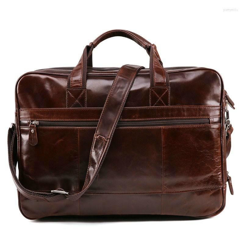 Briefcases Genuine Leather Men Briefcase Vintage Laptop Bags Man Shoulder Crossbody Retro Male Handbag Big High Quality For Mens, Brown
Briefcases Genuine Leather Men Briefcase Vintage Laptop Bags Man Shoulder Crossbody Retro Male Handbag Big High Quality For Mens, Brown