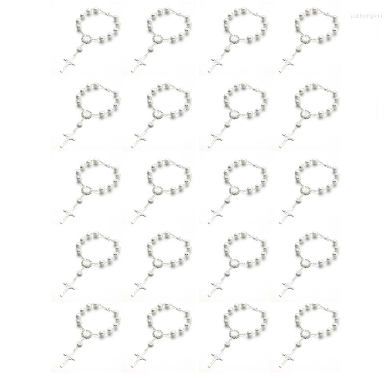 Charm Bracelets 20Pcs Baptism Rosary Bracelet Catholic Holy Communion Silver Color Crucifix Pendants Prayer Beads For
Charm Bracelets 20Pcs Baptism Rosary Bracelet Catholic Holy Communion Silver Color Crucifix Pendants Prayer Beads For