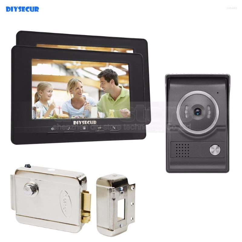Video Door Phones DIYSECUR 7inch Intercom Phone 700TV Line IR Night Vision HD Camera Electric Lock For Home Office Factory 1V2
Video Door Phones DIYSECUR 7inch Intercom Phone 700TV Line IR Night Vision HD Camera Electric Lock For Home Office Factory 1V2