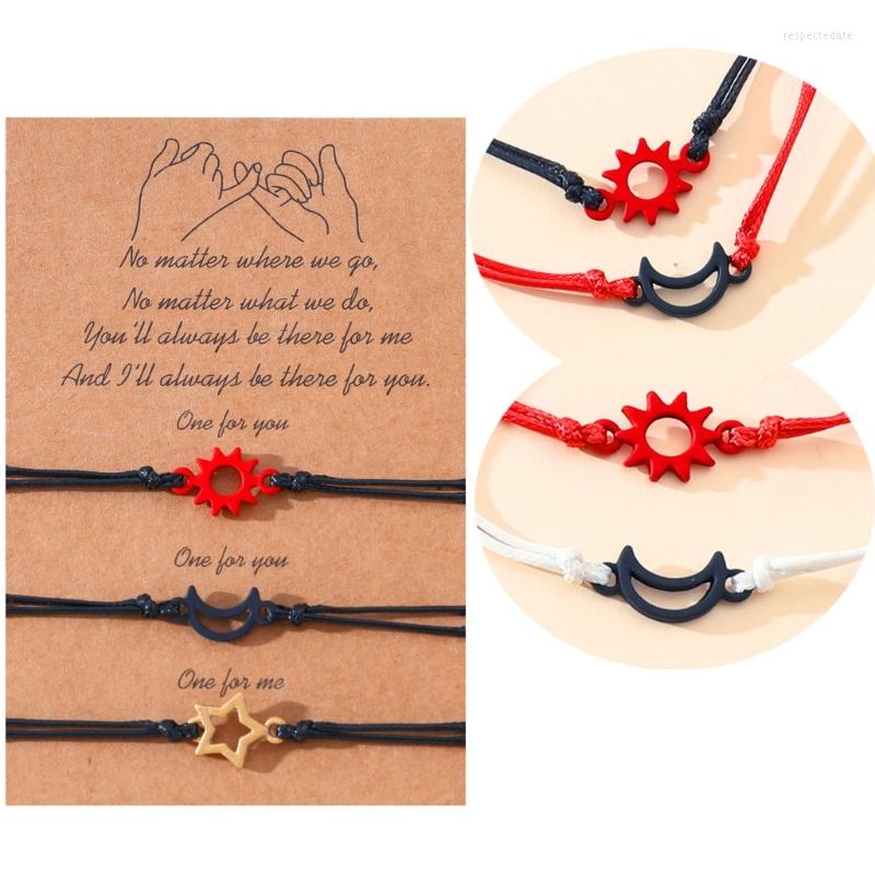 Link Bracelets 3x Fashion Moon Star Bracelet Promise Matching Friendship Jewelry
Link Bracelets 3x Fashion Moon Star Bracelet Promise Matching Friendship Jewelry