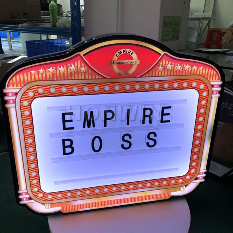 LED Marquee Message Board Bottle Presenter Service VIP Letter Marquee Board LED Neon Sign Billboard for nightclub bar lounge party events