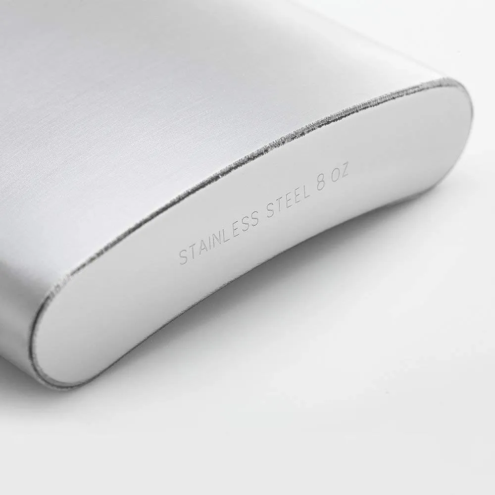 op Shelf Flasks Stainless Steel Flask & Funnel Set, 7 oz