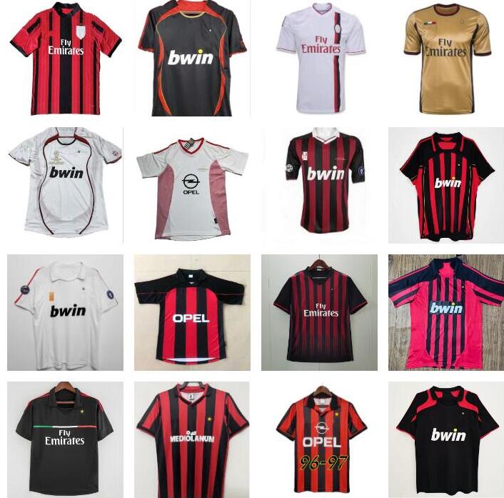 AC MilanS Retro soccer JerseyS 02 03 04 05 06 07 08 09 10 11 12 88 89 99 90 91 92 93 94 95 96 97 98 00 Home Away VAN BASTEN GULLIT KAKA PIRLO RONALDO Football shirt SHEVCHENKO ASDF
AC MilanS Retro soccer JerseyS 02 03 04 05 06 07 08 09 10 11 12 88 89 99 90 91 92 93 94 95 96 97 98 00 Home Away VAN BASTEN GULLIT KAKA PIRLO RONALDO Football shirt SHEVCHENKO ASDF