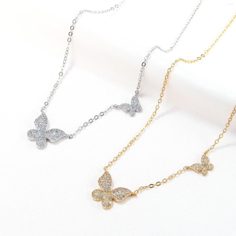 Choker Fashion Copper Zircon Butterfly Pendant Necklace Sweet Clavicle Chain Jewelry For Women Girl Minimalist Party Birthday Gift
Choker Fashion Copper Zircon Butterfly Pendant Necklace Sweet Clavicle Chain Jewelry For Women Girl Minimalist Party Birthday Gift