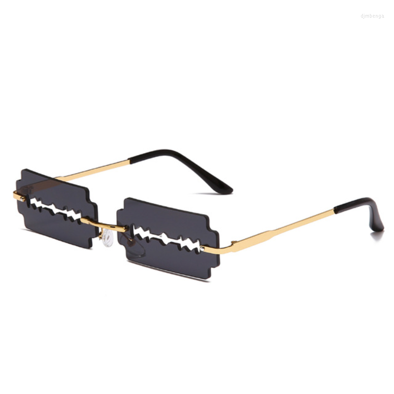 Sunglasses Unique Razor Blade Women Personality Fashion Rimless Y2k Glasses Streetwear Accessories UV400
Sunglasses Unique Razor Blade Women Personality Fashion Rimless Y2k Glasses Streetwear Accessories UV400