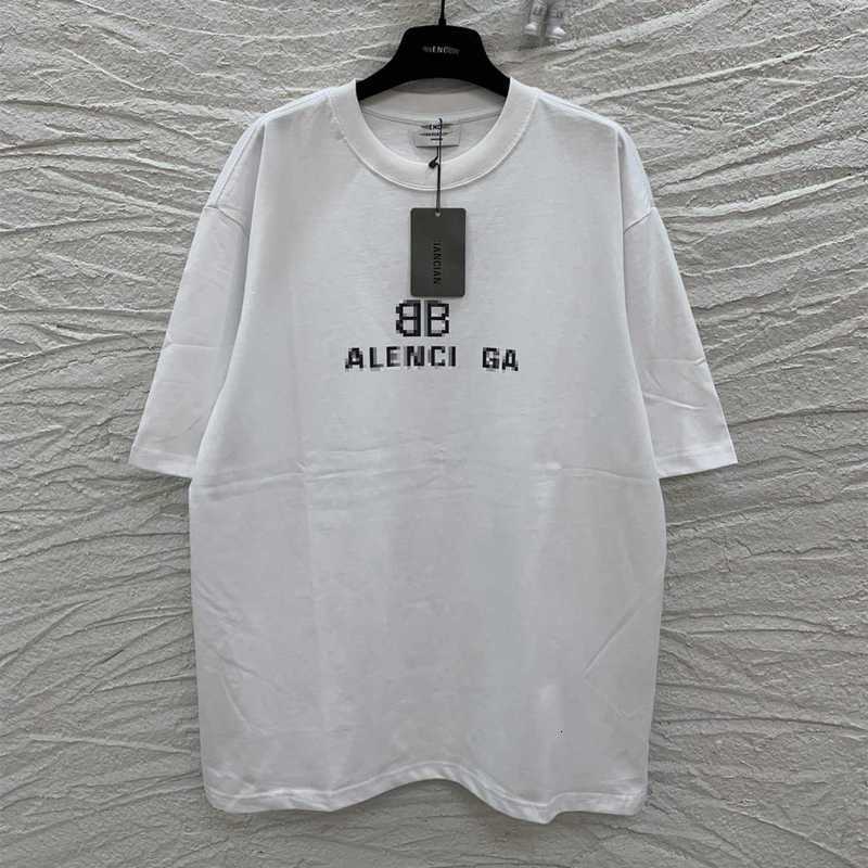 Men's Hoodies Sweatshirts summer B house mosaic alphabet printed men's and women's short sleeved T-shirt PLNM, White
Men's Hoodies Sweatshirts summer B house mosaic alphabet printed men's and women's short sleeved T-shirt PLNM, White