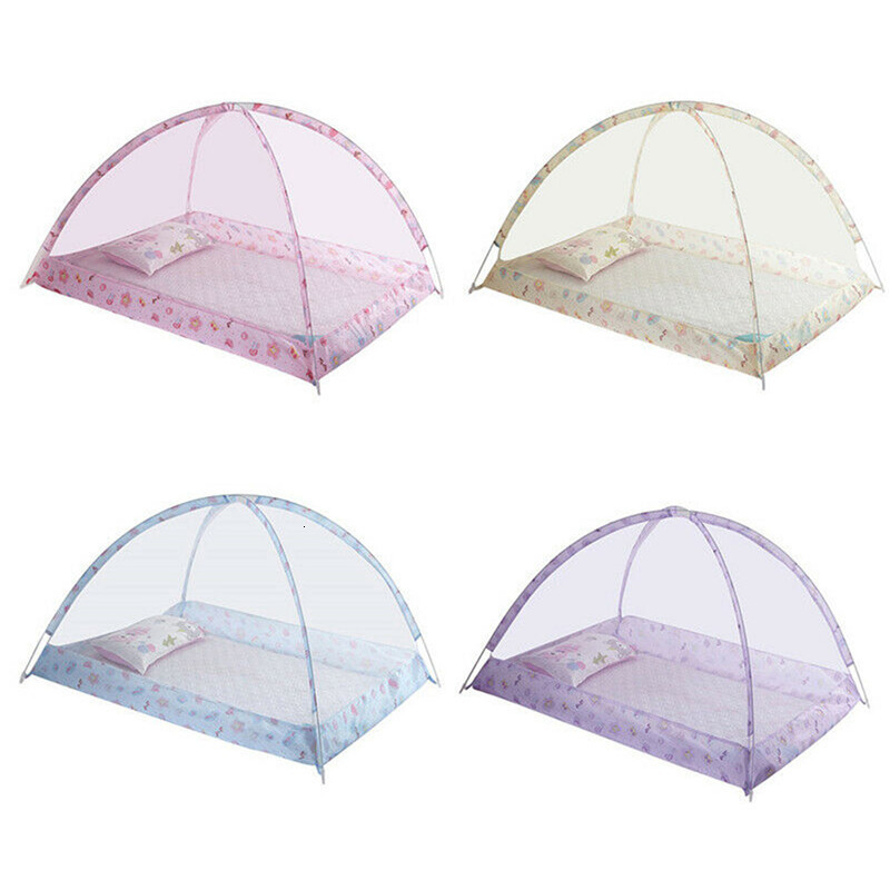 Crib Netting Bottomless Children's Mosquito Net Bed Net Baby Dome Portable Foldable Baby Bed Children Mosquito Net Tent 230510