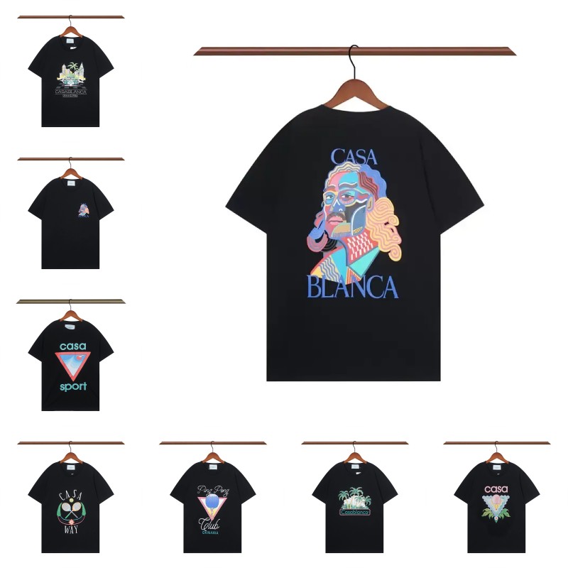 Designer Mens T Shirts For Sale Casablanca Summer Tshirts High Quality Letter Print Casual Tshirts Short Sleeve Fashion Tees Size S-XL, 04
Designer Mens T Shirts For Sale Casablanca Summer Tshirts High Quality Letter Print Casual Tshirts Short Sleeve Fashion Tees Size S-XL, 04