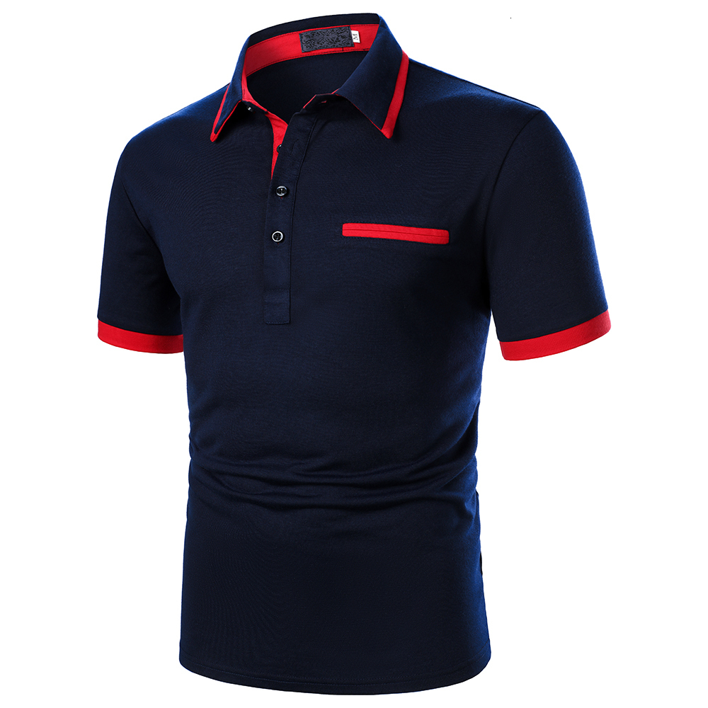 Men' Polos Shirt Short Sleeve Contrast Color Clothing Summer Urban Business Casual Fashion tops 230510, Black
Men' Polos Shirt Short Sleeve Contrast Color Clothing Summer Urban Business Casual Fashion tops 230510, Black