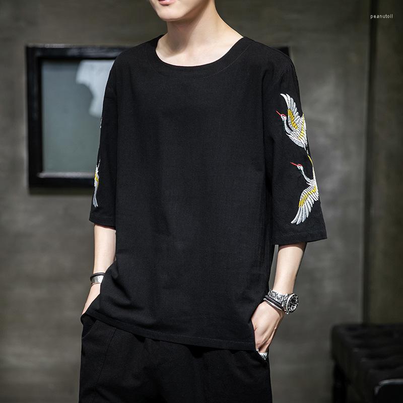 Men's T Shirts 2023 Summer Simple National Style Embroidery Five-point Sleeve T-shirt Plus Size Loose Casual Shirt Tide, Black
Men's T Shirts 2023 Summer Simple National Style Embroidery Five-point Sleeve T-shirt Plus Size Loose Casual Shirt Tide, Black