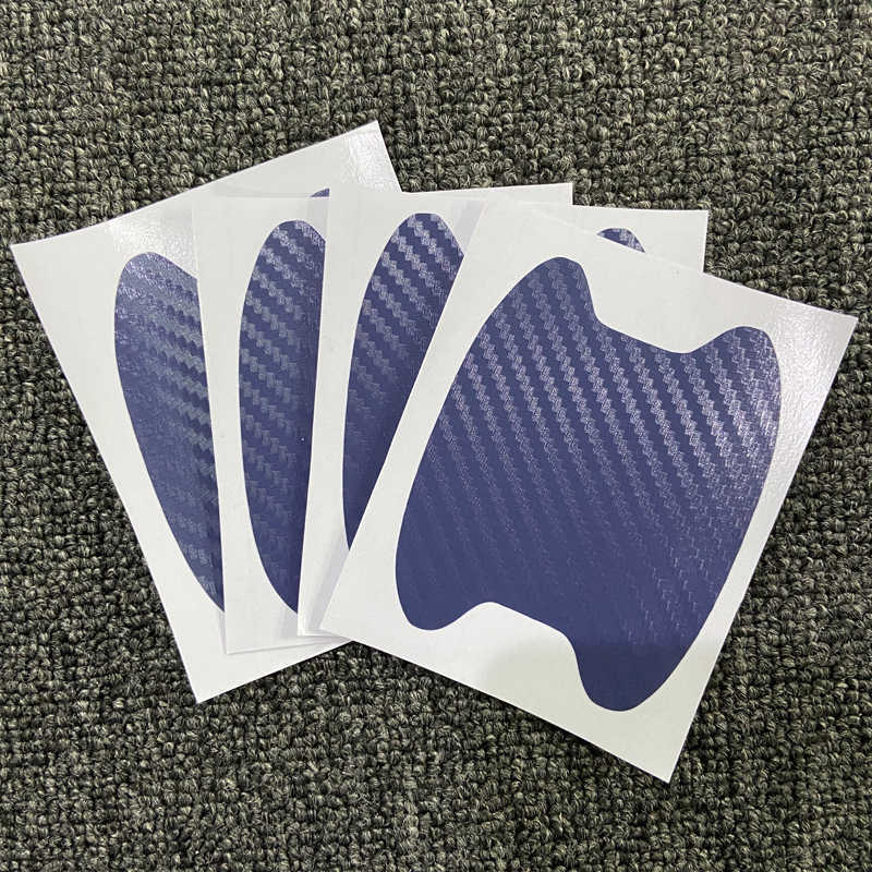 2025 new Upgrade 4PCS/SET Door Stickers Carbon Fiber Scratches Resisitant Cover Auto Handle Protection Film Styling Car Accessories Exterior