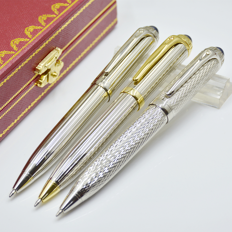 high quality Silver Car Ballpoint pen business office stationery fashion write refill pens for birthday gift