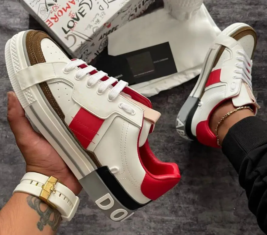 With Box 22s/sDesigner Casual sneaker Calfskin leather Zero Custom Shoes Men's Sports Lace Up Trainers Nappa Portofinos Comfort Walking byJ, 21
With Box 22s/sDesigner Casual sneaker Calfskin leather Zero Custom Shoes Men's Sports Lace Up Trainers Nappa Portofinos Comfort Walking byJ, 21