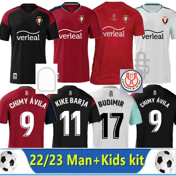 22/23 OSASUNA soccer jerseys home DAVID GARCiA CHIMY CAMISETA EQUIPACIoN ADULTO 2022 2023 TORRES MONCAYOLA MANU SANCHEZ home away 3rd Football shirt men kids Kit, Red
22/23 OSASUNA soccer jerseys home DAVID GARCiA CHIMY CAMISETA EQUIPACIoN ADULTO 2022 2023 TORRES MONCAYOLA MANU SANCHEZ home away 3rd Football shirt men kids Kit, Red