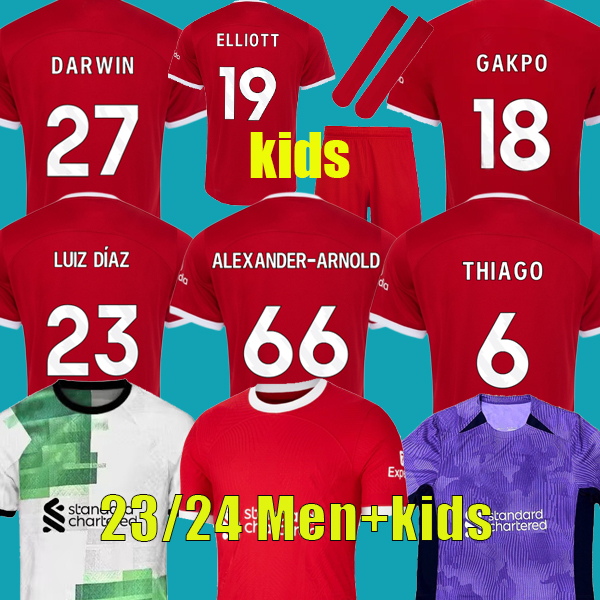 23 24 soccer jerseys GAKPO DARWIN 2023 Mohamed Luis DIaz Alexander Arnold football kit tops shirts men kids uniform A.BECKER goalkeeper, Away
23 24 soccer jerseys GAKPO DARWIN 2023 Mohamed Luis DIaz Alexander Arnold football kit tops shirts men kids uniform A.BECKER goalkeeper, Away