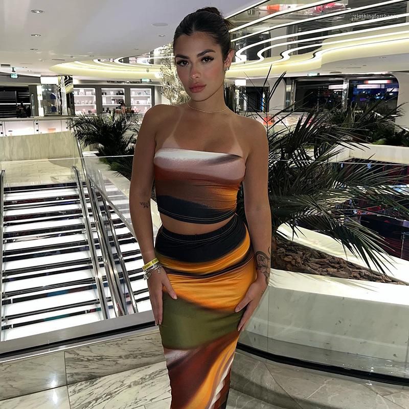 Work Dresses Strapless Two Piece Set Tube Crop Top And Skirt Sets Bodycon Party Outfits Summer Sexy Matching Long 2 Pcs Women, Brown
Work Dresses Strapless Two Piece Set Tube Crop Top And Skirt Sets Bodycon Party Outfits Summer Sexy Matching Long 2 Pcs Women, Brown