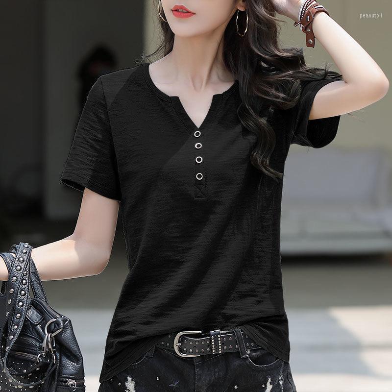 Women's T Shirts Women Korean Style Female Slim Fit Short Sleeve Tees Summer V-Neck Top Bottom Shirt Emboridery T-shirt, Brown
Women's T Shirts Women Korean Style Female Slim Fit Short Sleeve Tees Summer V-Neck Top Bottom Shirt Emboridery T-shirt, Brown