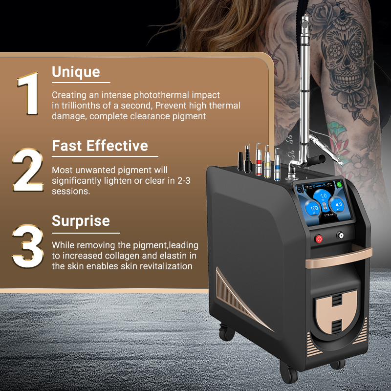 450PS Picosecond Pico laser tattoo Removal Machine