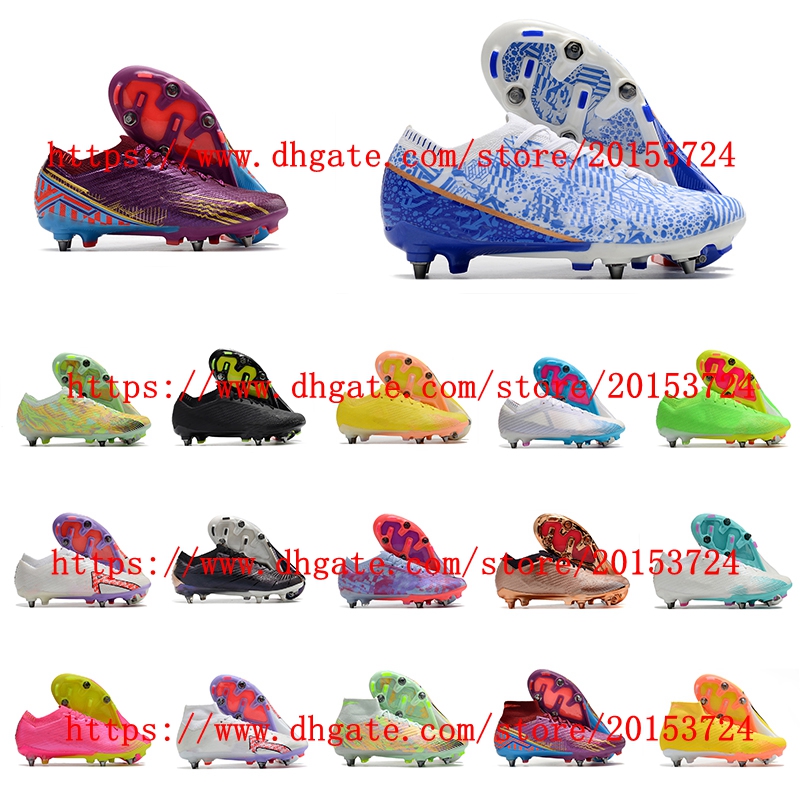 Zoomes Mercurial Vapores XV Elite SG Neymar CR7 Ronaldo soccer shoes Superfly IX Cleats Football Boots scarpe calcio, As picture 17
Zoomes Mercurial Vapores XV Elite SG Neymar CR7 Ronaldo soccer shoes Superfly IX Cleats Football Boots scarpe calcio, As picture 17