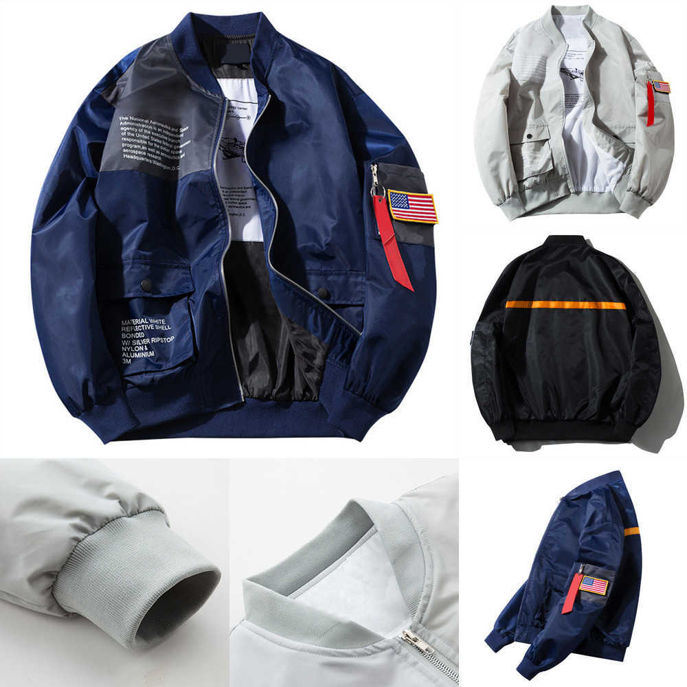 Pilot Mens Designer Jacket Outerwear Flight Men High Quality Jackets Women Windbreaker Baseball Coat For Male Size S-4XL JHY3, Gray
Pilot Mens Designer Jacket Outerwear Flight Men High Quality Jackets Women Windbreaker Baseball Coat For Male Size S-4XL JHY3, Gray