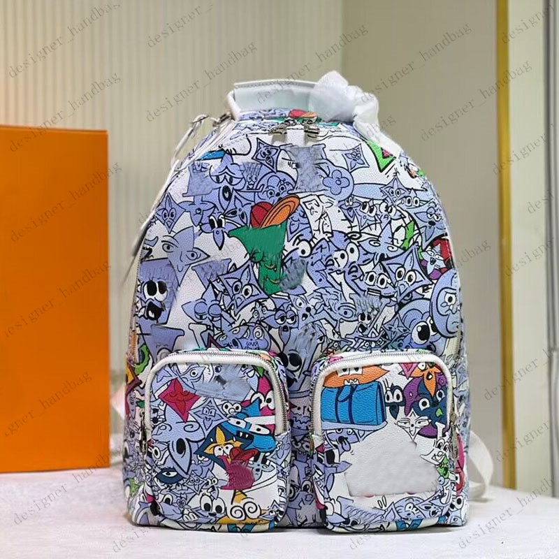 Designer Bags Multipocket Printed Graffiti Backpack Keepall Duffle Bags Genuine Leather Back Pack For Woman School Handbags Fashion Outdoor Trio Crossbody Purse, Colour 1
Designer Bags Multipocket Printed Graffiti Backpack Keepall Duffle Bags Genuine Leather Back Pack For Woman School Handbags Fashion Outdoor Trio Crossbody Purse, Colour 1