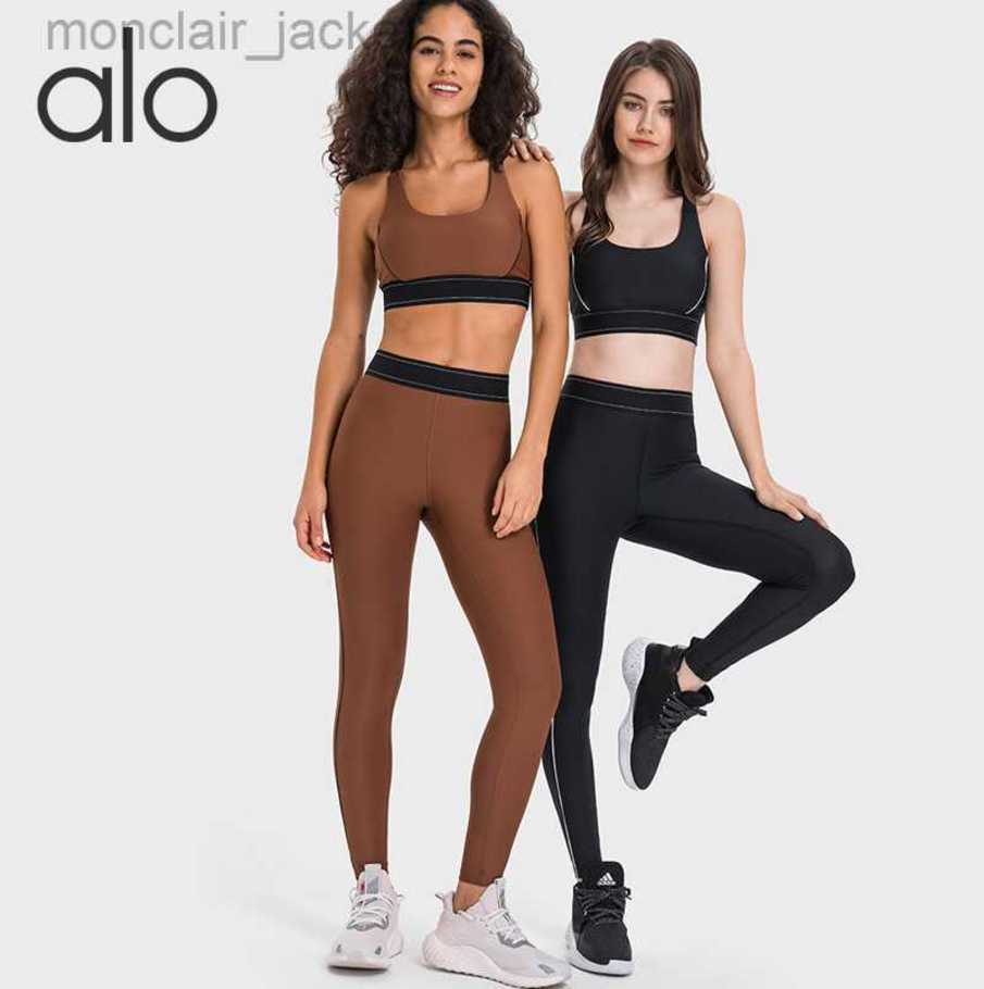 Alos Yoga Leggings Contrasting Color Can Be Set and Paired with Pants for Womens Running Fitness High Waist Hip Lifting Exercise and Fitness Pants for Abdominal Tight, Cocoa
Alos Yoga Leggings Contrasting Color Can Be Set and Paired with Pants for Womens Running Fitness High Waist Hip Lifting Exercise and Fitness Pants for Abdominal Tight, Cocoa