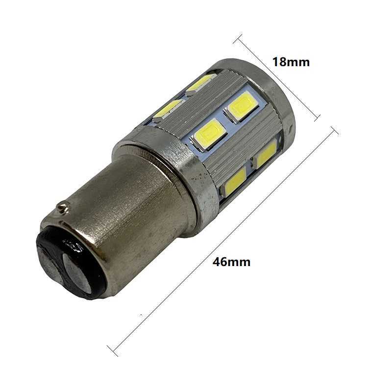 New 2pcs 1156 BA15S P21W 1157 P21/5W BAY15D LED Car Tail Bulb Brake Lights Reverse Lamp Daytime Running Signal Light 12smd 12V 24V