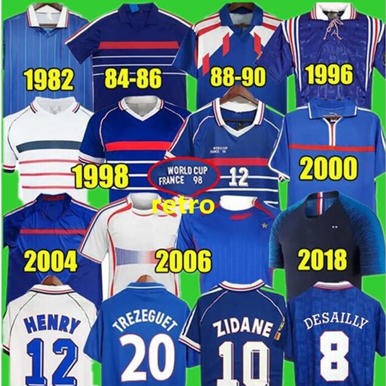 french Retro soccer jersey 1984 86 88 96 98 02 1996 1998 2000 2002 2006 DE FOOT Trezeguet ZIDANE HENRY MAILLOT football jerseys shirt 2004 2010 home PLATINI 1982 CLASSIC
french Retro soccer jersey 1984 86 88 96 98 02 1996 1998 2000 2002 2006 DE FOOT Trezeguet ZIDANE HENRY MAILLOT football jerseys shirt 2004 2010 home PLATINI 1982 CLASSIC