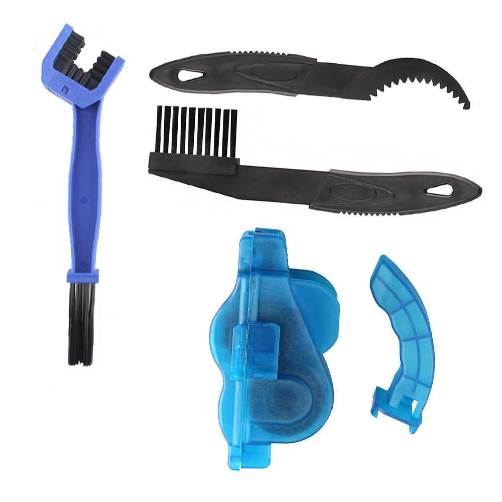 New Bike Cleaning Kit Bicycle Cycling Chain Cleaner Scrubber Brushes Mountain Bike Wash Tool Set Bicycle Repair Tools Accessories