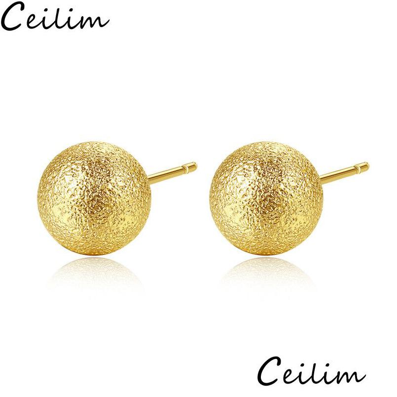 Stud Fashion Sier Gold Ball Earring Stainless Steel Studs Earrings For Women With Diameter 5Mm To 10Mm Drop Delivery Jewelry Dhgarden Dhi93
Stud Fashion Sier Gold Ball Earring Stainless Steel Studs Earrings For Women With Diameter 5Mm To 10Mm Drop Delivery Jewelry Dhgarden Dhi93