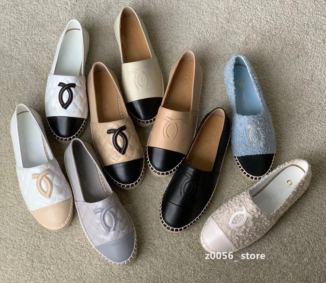 Classic Luxury Designer Lazy Shoes cha Genuine Leather Brands Women's Espadrilles Slip On Loafers quilted Shoe Comfortable Flat Fisherman Shoes, T5 high quality
Classic Luxury Designer Lazy Shoes cha Genuine Leather Brands Women's Espadrilles Slip On Loafers quilted Shoe Comfortable Flat Fisherman Shoes, T5 high quality