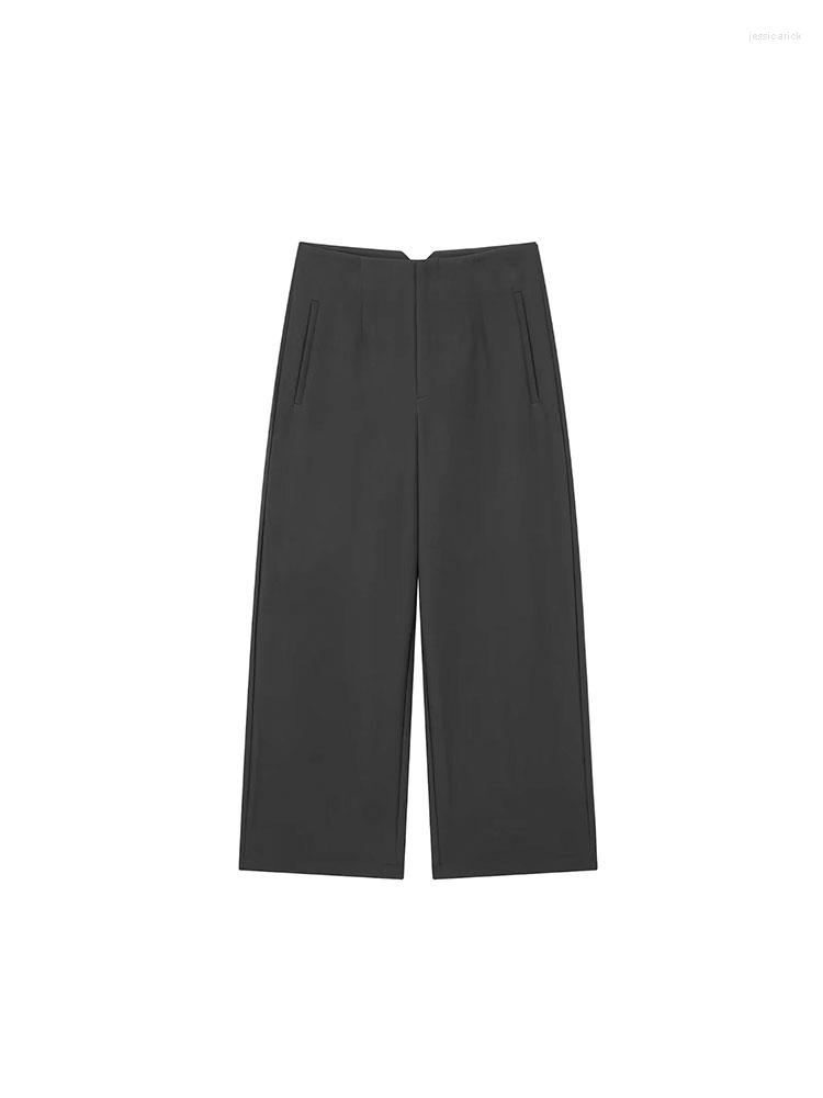 Women's Pants BSK&ZA&TRF Women 2023 Chic Fashion Straight Loose Wide Leg Vintage High Waist Zipper Female Trousers Mujer 9929/125, Pants 2
Women's Pants BSK&ZA&TRF Women 2023 Chic Fashion Straight Loose Wide Leg Vintage High Waist Zipper Female Trousers Mujer 9929/125, Pants 2