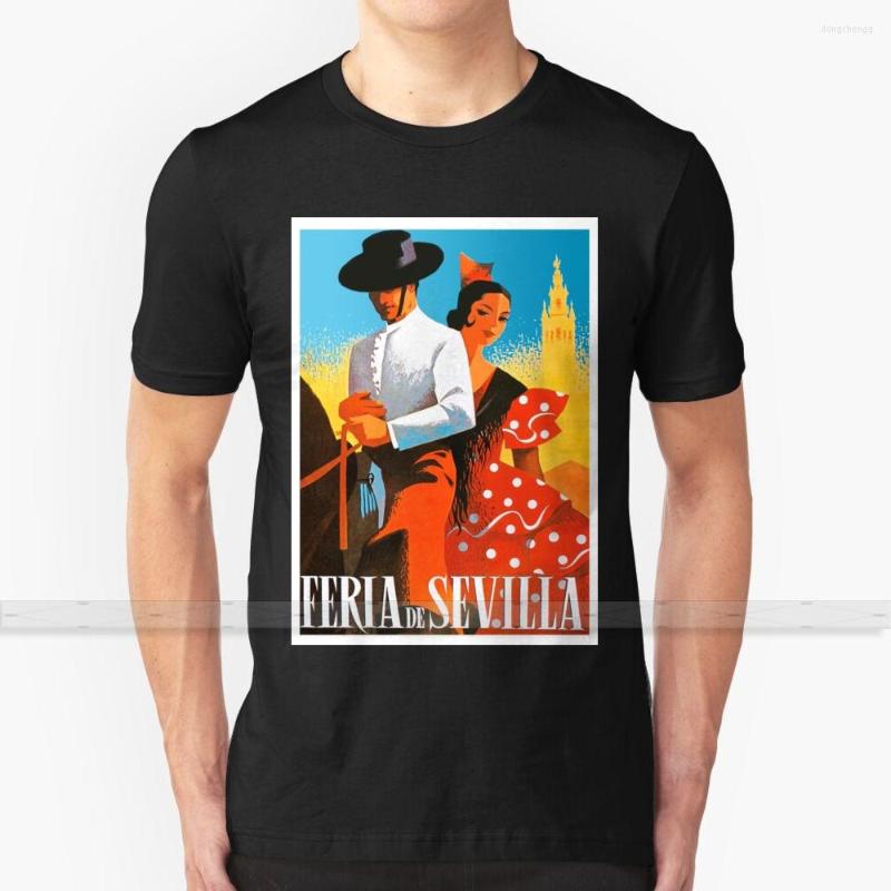 Men's T Shirts Seville Spain Couple On Horse Traditional Vintage Travel Poster For Men Women Shirt Print Top Tees Cotton Cool, Mtank-white
Men's T Shirts Seville Spain Couple On Horse Traditional Vintage Travel Poster For Men Women Shirt Print Top Tees Cotton Cool, Mtank-white