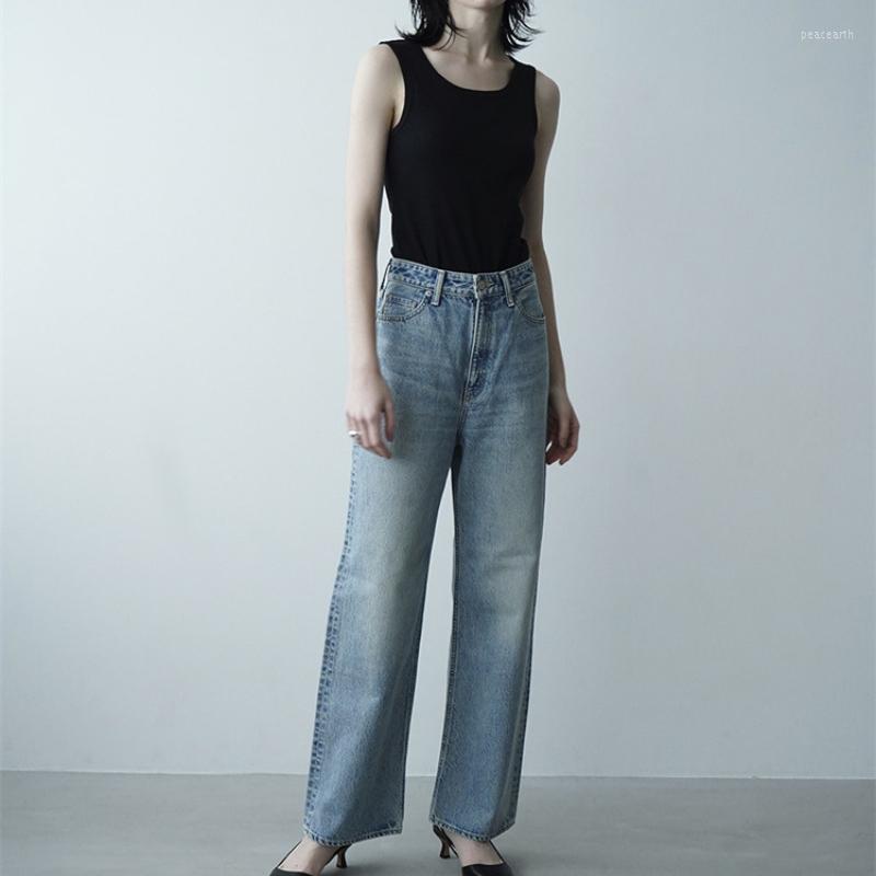 Women' Jeans WAKUTA Casual All-match Loose Denim Trousers Mid-waist Elastic Pantalones Y2k 23 Spring Summer Straight Slim Long Women, Black
Women' Jeans WAKUTA Casual All-match Loose Denim Trousers Mid-waist Elastic Pantalones Y2k 23 Spring Summer Straight Slim Long Women, Black