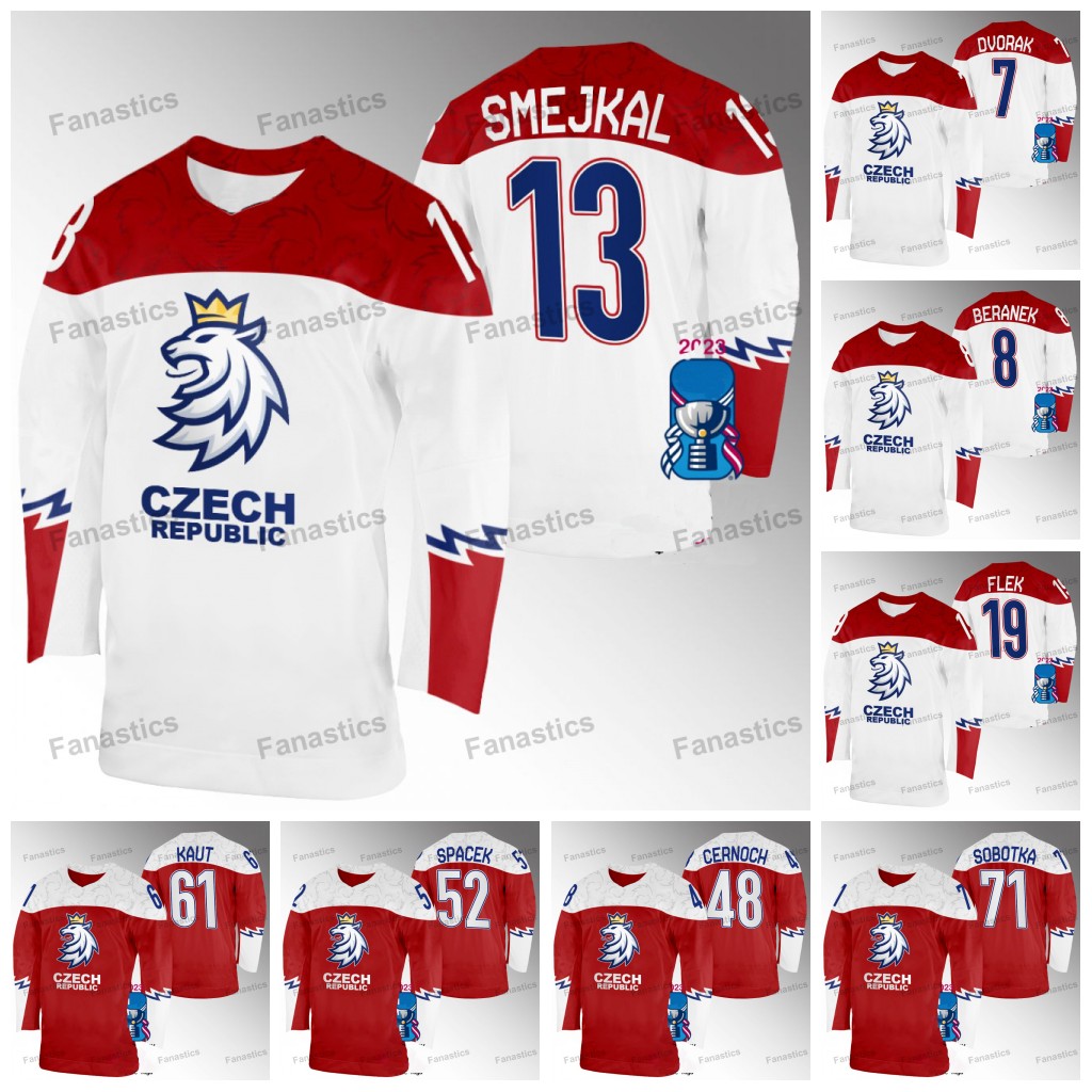 Czechia 2023 IIHF World Championship Home White Away Jersey Red David Tomasek Marek Langhamer Ronald Knot Michal Kempny Tomas Dvorak Ondrej Beranek Roman Cervenka, Home white mens s-3xl
Czechia 2023 IIHF World Championship Home White Away Jersey Red David Tomasek Marek Langhamer Ronald Knot Michal Kempny Tomas Dvorak Ondrej Beranek Roman Cervenka, Home white mens s-3xl
