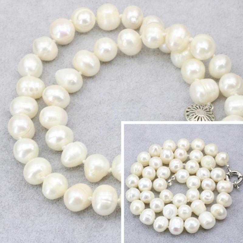 Chains 2 Style Natural Cultured Freshwater 8-9mm White Pearl Nearround Beads Necklace Women Choker Chain Elegant Jewelry 18inch B3186
Chains 2 Style Natural Cultured Freshwater 8-9mm White Pearl Nearround Beads Necklace Women Choker Chain Elegant Jewelry 18inch B3186
